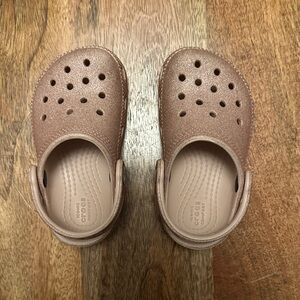 Crocs Classic Glitter Clog - Quartz (Pink)